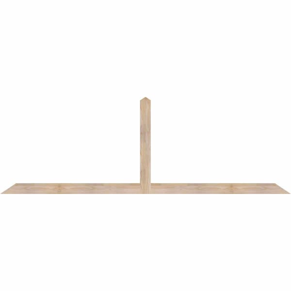 Ekena Millwork Portland Smooth Timber Gable Bracket, Douglas Fir, 96"W x 32"H x 1 1/2"D x 3 1/2"F, 8/12 Pitch GBW096X32X0204POR00SDF - main